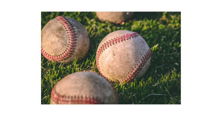 Baserballs on the grass
