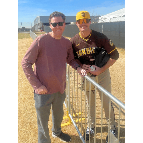 The 5 Best Cactus League Stadiums in Arizona 7 San Diego Padres player posing for photo with a fan