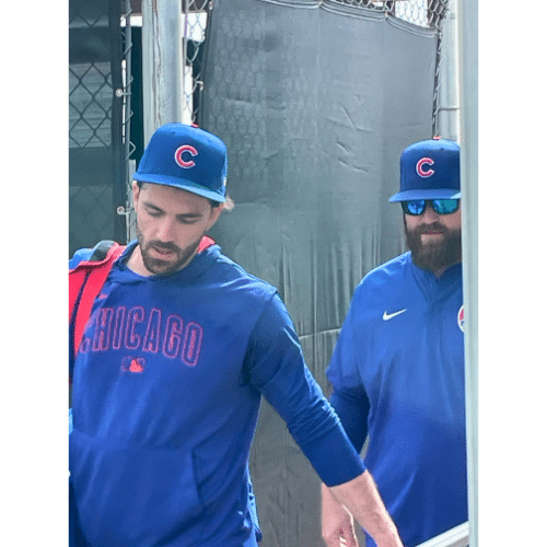 The 5 Best Cactus League Stadiums in Arizona 3 Chicago Cubs player at Spring Training in Mesa, AZ