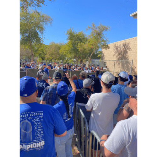 7 Essential Tips for a Short Spring Training Trip 8 LA Dodgers fans at Camelback Ranch. Glendale, AZ