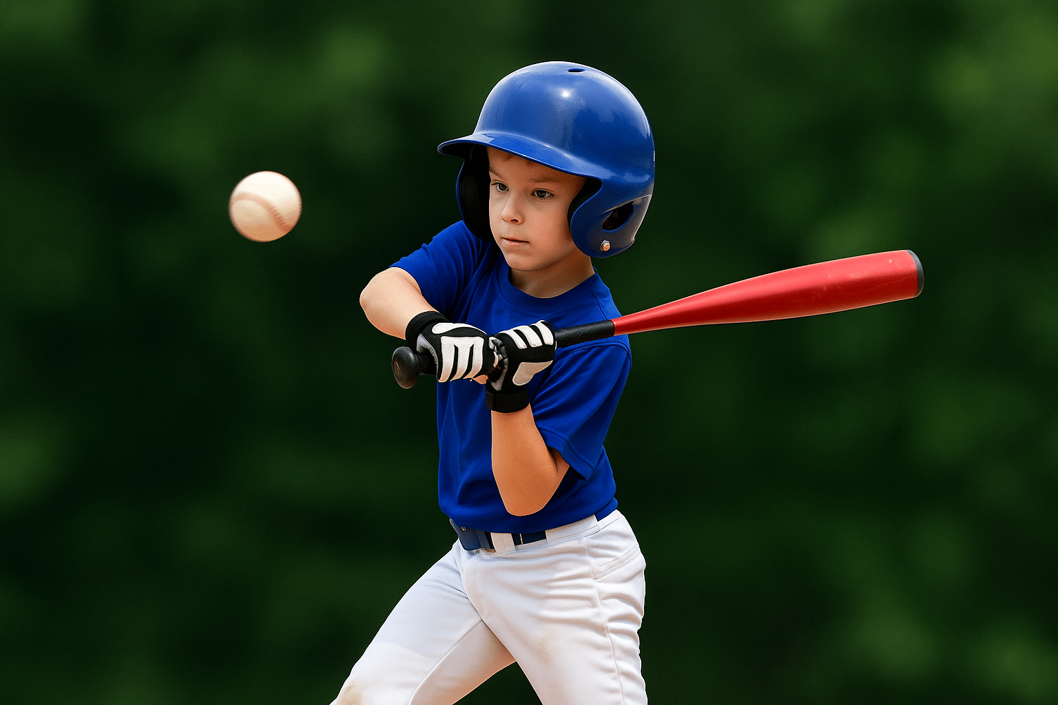 5 Best Lightweight Baseball Bats for Beginners 1 Dall-E Animation: Little Leaguer swinging at a ball