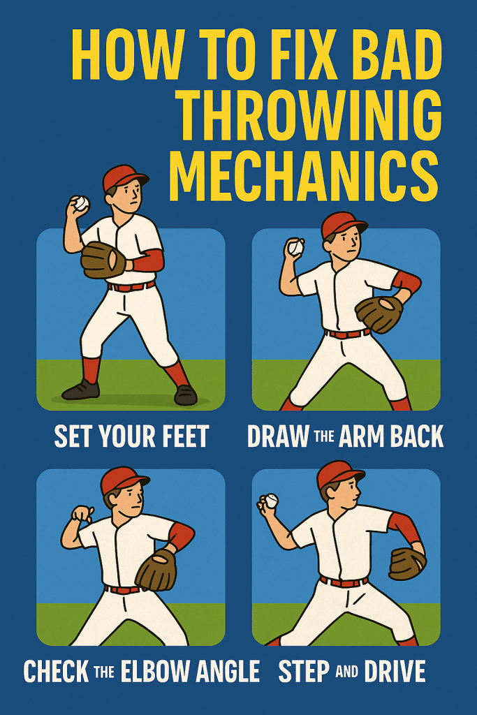 How to Spot and Correct Bad Throwing Mechanics Early 5 Dall-E Animation