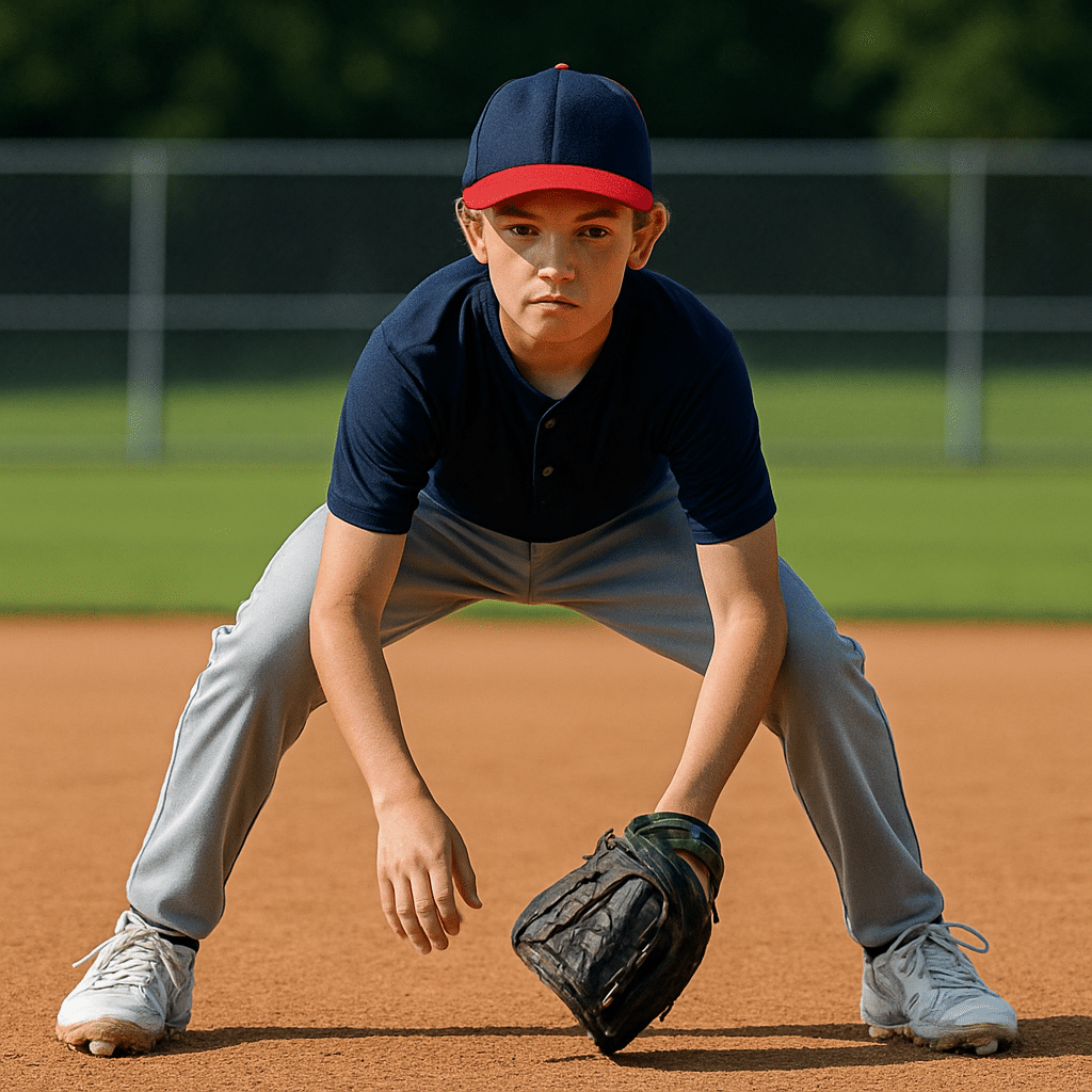 🧢 Coaching Kids Baseball Defense: 5 Field-Tested Tips That Actually Work 3 Little Leaguer in the ready position