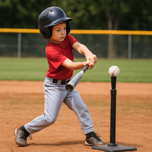 AI Generated: Young hitter tee